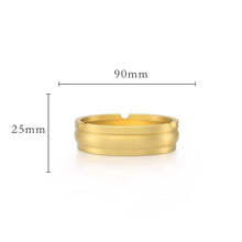 Load image into Gallery viewer, Ashtray Retro  Metal Pure Brass Three-Slot  Personalized Creative Ashtray
