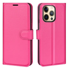 Load image into Gallery viewer, 9-Color Leather Flip Phone Case for iPhone 13
