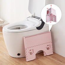 Load image into Gallery viewer, 3pcs Toilet Seat Cover Pads Non-Slip Foot Stool  Stool Squat Thicker Folding Stool Children&#39;s Pedal Height Increasing
