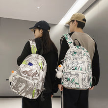 Load image into Gallery viewer, Backpack Schoolbag Women's Korean-Style Harajuku Simple All-Match High School Student Junior High School Student Large Capacity

