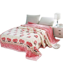 Load image into Gallery viewer, Wedding Super Soft Blanket Autumn and Winter Thickening Double Layer Laschel Blanket Group Purchase Gift
