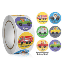 Load image into Gallery viewer, 2x500pcs Christmas Xmas Child-Free Elk Elephant Wow Great Children&#39;s Toy Student Reward Stationery Stickers tape
