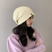 Lade das Bild in den Galerie-Viewer, Warm Winter Knit Beanie Hats Celebrity Same Pullover Pile Style Autumn and Winter Outdoor Keep Warm Unisex
