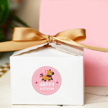 Load image into Gallery viewer, 2x500pcs Xmas Christmas  Stickers Roll Label Plant Flower THANK YOU  Your Love Baking Gift Stick  Paper Adhesive Tape
