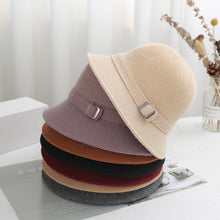 Lade das Bild in den Galerie-Viewer, Warm Winter Knit Beanie Hats 2021  Women's Solid Color Stitching Cashmere Fisherman Sunshade Unisex
