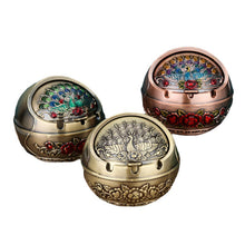 Lade das Bild in den Galerie-Viewer, Ashtray Living Room Creative Trend Lid Prevent Fly Ash Smoke-Proof Ornaments

