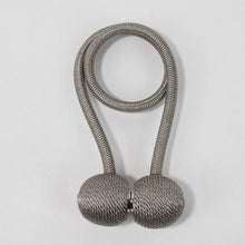 Load image into Gallery viewer, Simple Solid Color Earphone Curtain Magnetic Buckle Curtain Bandage Rope
