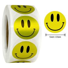 Load image into Gallery viewer, 2x500pcs Xmas Christmas  Stickers Roll Label Korean-Style Holiday Balloon Wedding Party Smiley Face 25mm

