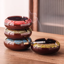Load image into Gallery viewer, Ashtray Home  Lid Living Room Creative Human  Office Smoke-Proof Smoke-Proof Ashtray
