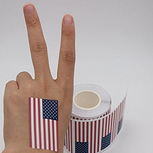 Load image into Gallery viewer, 3x250pcs Xmas Christmas Stickers Roll Label 1.22*2 Inch American Love Flag Independence Day Children&#39;s Toys
