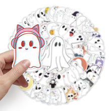 Lade das Bild in den Galerie-Viewer, 2x Halloween Xmas Christmas Gifts Decoration100 Pieces Cartoon Unique Ghost Creative Stickers

