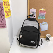 Load image into Gallery viewer, Harajuku Style Contrast Color Minimalist Girls' College Style Student Backpack Travel Backpack
