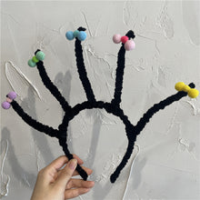 Lade das Bild in den Galerie-Viewer, 2x Halloween Xmas Christmas Gifts Decoration Cute Bow Headband Little Devil Headwear
