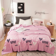 Lade das Bild in den Galerie-Viewer, Fleece Blanket Flannel Blanket Cover Blanket Student Sheets Gift
