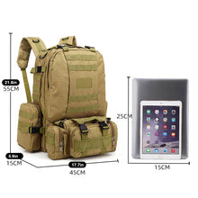Load image into Gallery viewer, Backpack Men Large Capacity Camouflage Tactics Outdoor Mountaineering shoulder bag
