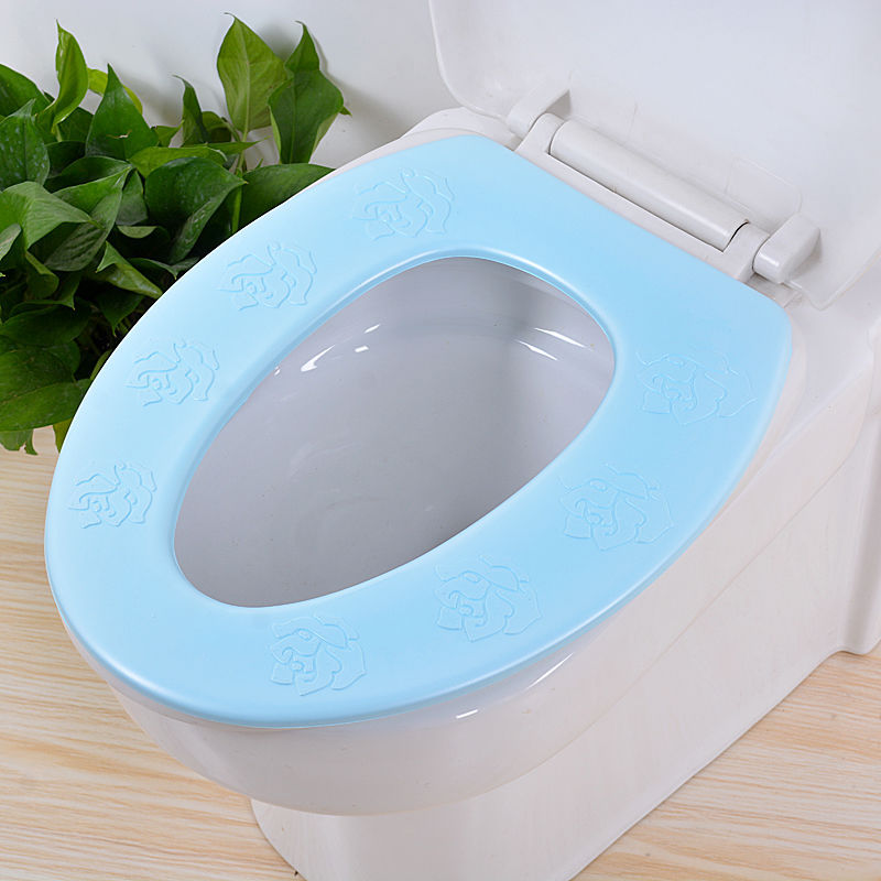 3pcs Toilet Seat Cover Pads Four Seasons Foam Adhesive Thicker Cooling Bathroom