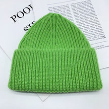 Load image into Gallery viewer, Warm Winter Knit Beanie Hats Women's Autumn  Wool Men's Pointed Korean Style Pullover Unisex
