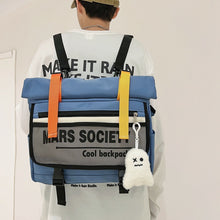Lade das Bild in den Galerie-Viewer, Women's Backpack Middle School Student Schoolbag Men's Fashion Crossbody Backpack Dual-Use Bag Shoulder Bag
