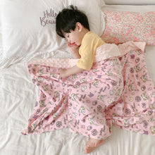 Lade das Bild in den Galerie-Viewer, Baby Coral Fleece Blanket Coral Fleece Soft Spring and Autumn Quilt Cartoon Double Layer Cover Blanket

