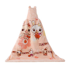 Lade das Bild in den Galerie-Viewer, Baby Blanket Cartoon Hug Blanket Double Layer Raschel Embossed Cloud Blanket Thickened Cloak
