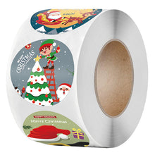 Load image into Gallery viewer, 2x500pcs Christmas Xmas Merry Christmas Santa Claus Sticker Adhesive Gift Label tape
