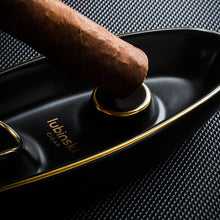 Load image into Gallery viewer, Ashtray Cigar  Ceramic Metal Stroke  Boat Type Art Cigar Ashtray
