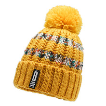 Lade das Bild in den Galerie-Viewer, Warm Winter Knit Beanie Hats Winter  Wool Korean Warm Fleece-Lined Thickened Earflaps Women Unisex

