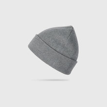 Lade das Bild in den Galerie-Viewer, Warm Winter Knit Beanie Hats Simple Black Men's Big Head Circumference Fashion Women Unisex

