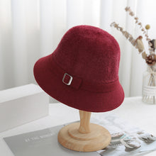 Lade das Bild in den Galerie-Viewer, Warm Winter Knit Beanie Hats 2021  Women's Solid Color Stitching Cashmere Fisherman Sunshade Unisex
