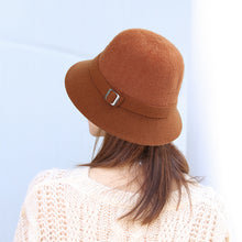 Lade das Bild in den Galerie-Viewer, Warm Winter Knit Beanie Hats 2021  Women's Solid Color Stitching Cashmere Fisherman Sunshade Unisex
