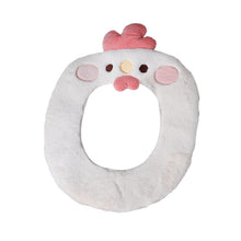 Load image into Gallery viewer, 3pcs Toilet Seat Cover Pads Winter Cartoon Cat Animal   Home Plush Chicken
