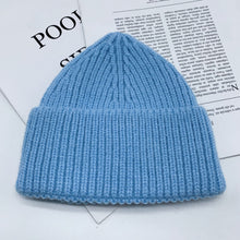 Load image into Gallery viewer, Warm Winter Knit Beanie Hats Women's Autumn  Wool Men's Pointed Korean Style Pullover Unisex
