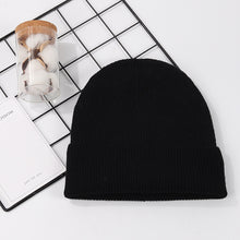 Lade das Bild in den Galerie-Viewer, Warm Winter Knit Beanie Hats Hat Women Korean Style Japanese Style Ins Style Cashmere Casual Woolen Yarn Unisex

