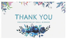 Load image into Gallery viewer, 2x500pcs Christmas Xmas Plant Flower Thank You Envelope Stationery Packaging Card Gift Card tape
