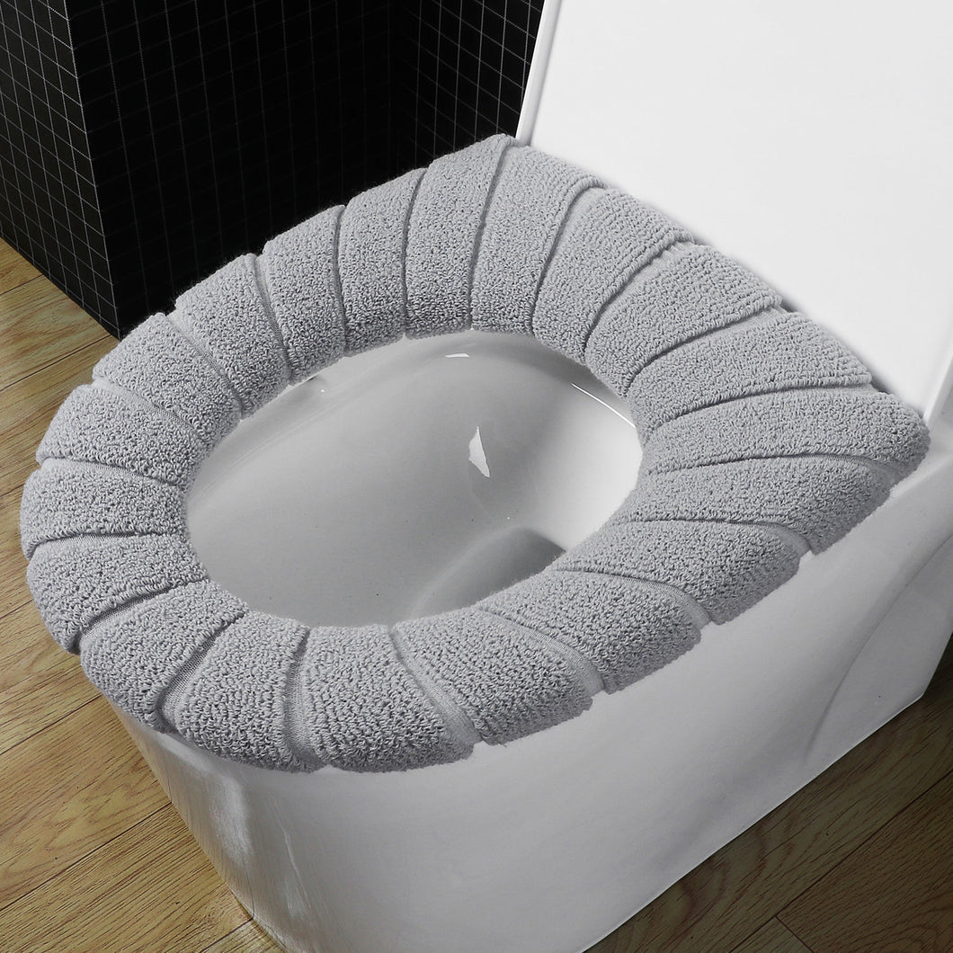 3pcs Toilet Seat Cover Pads Home    Four Seasons plus-Sized Size Closestool  Extra Thick Band