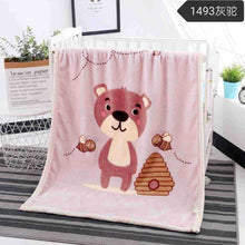 Lade das Bild in den Galerie-Viewer, Children's Cloud Blanket Double-Layer Thickened Cartoon Children's Blanket Cartoon Babies' Woolen Blanket
