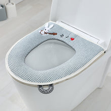 Load image into Gallery viewer, 3pcs Toilet Seat Cover Pads Summer Linen Four Seasons colorful Zipper
