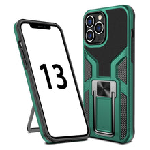 Load image into Gallery viewer, Black Red Full-Covered Silicone Phone Case for iPhone 13 mini /Pro
