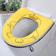 Load image into Gallery viewer, 3pcs Domestic Toilet Seat Washer Four Seasons Toilet Seat Cover Pad Zipper Toilet Seat Cover
