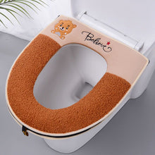 Load image into Gallery viewer, 3pcs Toilet Seat Cushion Household Extra Thick B Hle Plush Four Seasons
