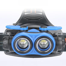 Load image into Gallery viewer, Head lightHead light Usb Charging Outdoor Riding Strong Light Zoom Waterproof
