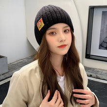 Load image into Gallery viewer, Warm Winter Knit Beanie Hats Wool Women Autumn Casual All-Matching Pullover Unisex
