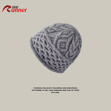 Load image into Gallery viewer, Warm Winter Knit Beanie Hats Pullover Wool Knit Japanese Cold-Proof Plush Thickened Unisex
