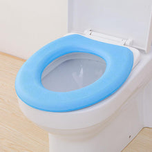Load image into Gallery viewer, 3pcs Toilet Seat Cover Pads Cushion  Cushion Foam Paste Washable Cushion
