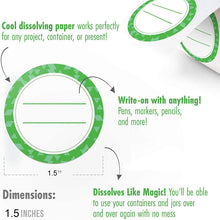 Load image into Gallery viewer, 2xXmas Christmas  Stickers Roll Label 100pcs Kitchen Supplies  Can Be Washed with Water Dissolved Green Yellow 38mm
