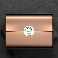 Load image into Gallery viewer, 2x500pcs Xmas Christmas  Stickers Roll Label 6 Design Green Plant Flower Thank You Envelope   Tape
