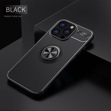 Lade das Bild in den Galerie-Viewer, Ring Bracket Black Blue Phone Case for iPhone13
