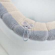 Load image into Gallery viewer, 3pcs Toilet Seat Cover Pads Cushion Household     Four Seasons Closestool Cushion Washable
