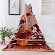 Lade das Bild in den Galerie-Viewer, Baby Blanket Cartoon Hug Blanket Double Layer Raschel Embossed Cloud Blanket Thickened Cloak
