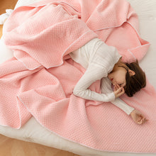 Load image into Gallery viewer, Waffle Blanket Export Multifunctional Blanket Office Nap Blanket
